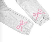 Load image into Gallery viewer, Pink Bow Sweatpants