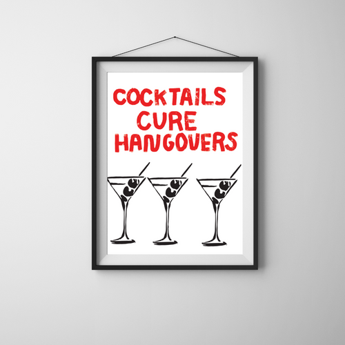 PRINT- Cocktails Cure