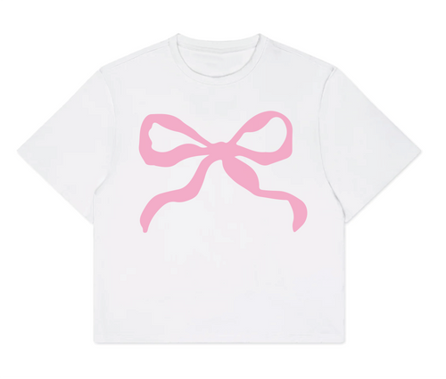 Pink Bow Tee